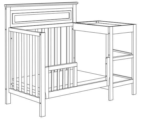DAVINCI M4381 Autumn 4-in-1 Convertible Mini Crib and Changer - Fig 41