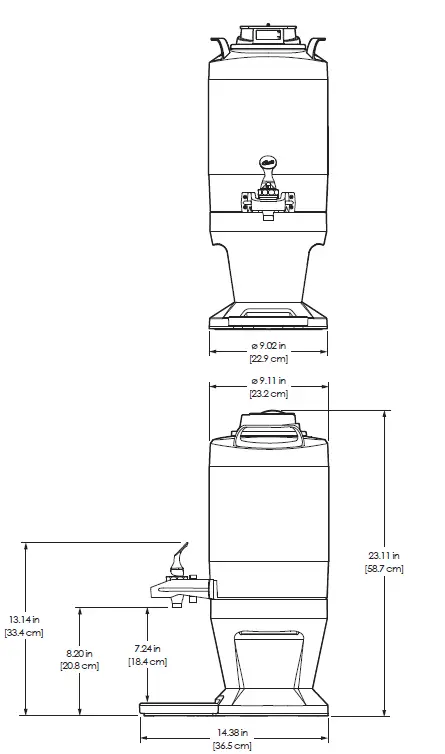 Curtis TFT15G 1 and 1.5 Gallon Thermal FreshTrac Dispensers-19