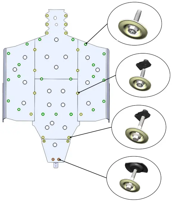 76-10163 RANGER XP 1000 2 Seat Seizmik Skid Plate - 10