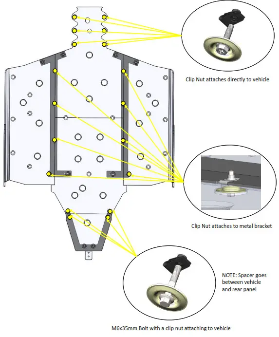 76-10163 RANGER XP 1000 2 Seat Seizmik Skid Plate - 16
