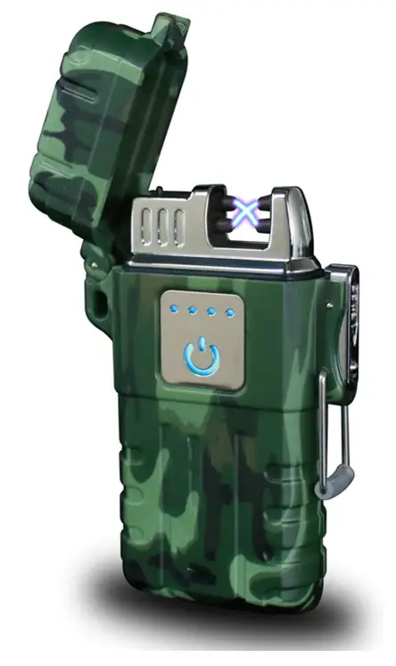 Outdoors Waterproof Lighter Smart Fingerprint Sensor Lighter