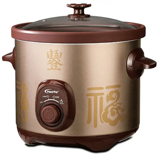 PowerPac PPSC35 3.5L Slow Cooker with Ceramic Pot-PRO