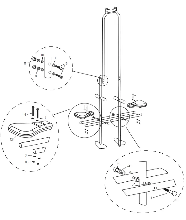 LIFESPAN KIDS Forde 3 Double Swing Set - STEP 5