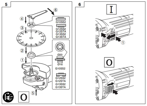 HiKOKI-G-10SS2-Angle-Grinder-Fig-06