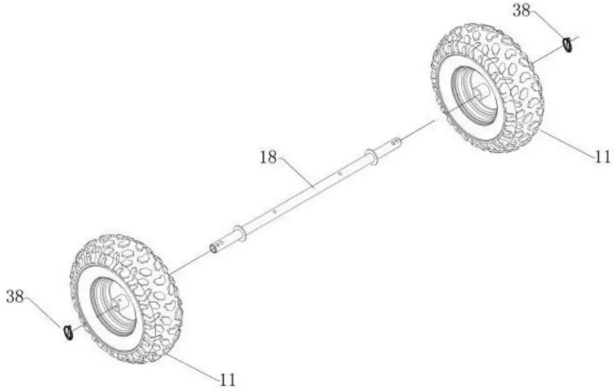 RH265 2.8 Inch Direct Drive Chipper Shredder Assembly