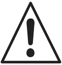Warning icons