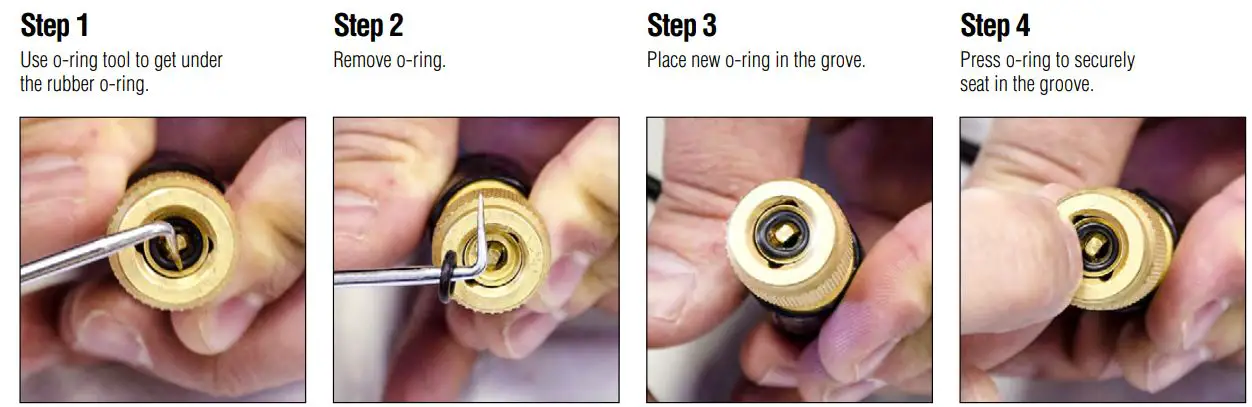 JUST BETTER DV-22N Digital Vacuum Gauges Instruction Manual - REPLACING THE O-RING