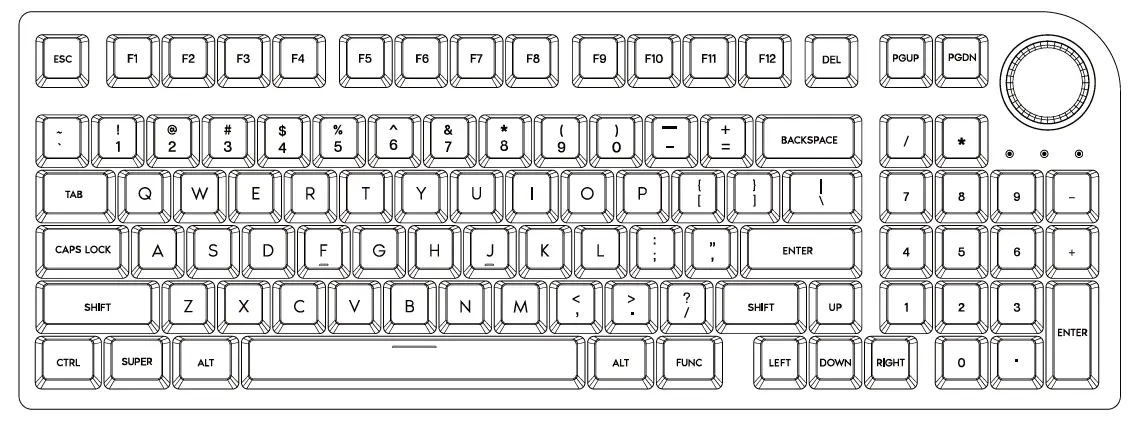 EPOMAKER TH96 QMK 95 Percent Hot Swappable RGB Mechanical Gaming Keyboard