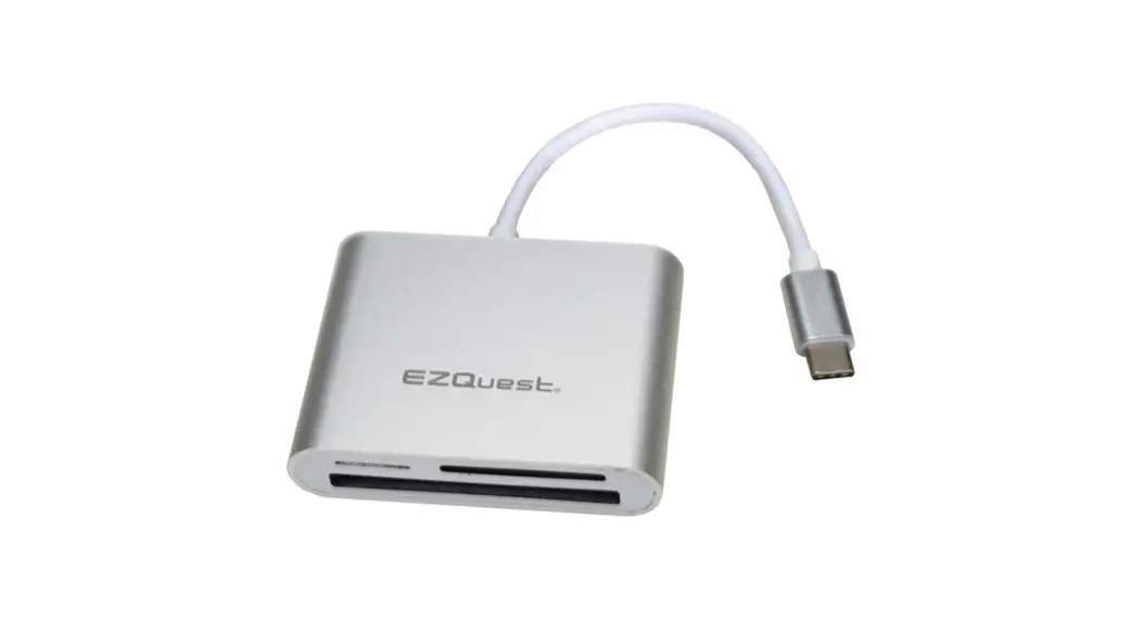 Ezquest X40011 Usb-c Card Reader 3 Port Instruction Manual