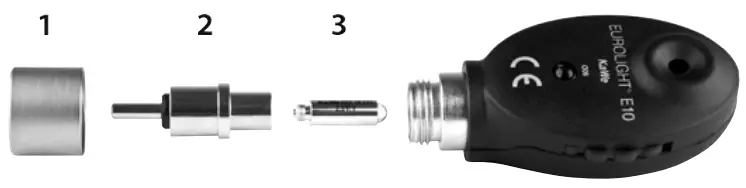 KaWe Eurolight E10 Ophthalmoscopes - FIGURE 8