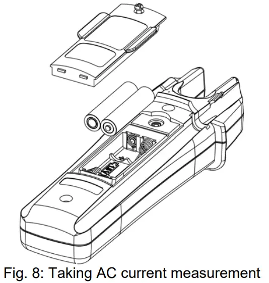 HT100 TRMS Clamp Meter - current measurement1