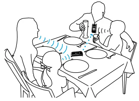 FCC compliance statement - At dinner