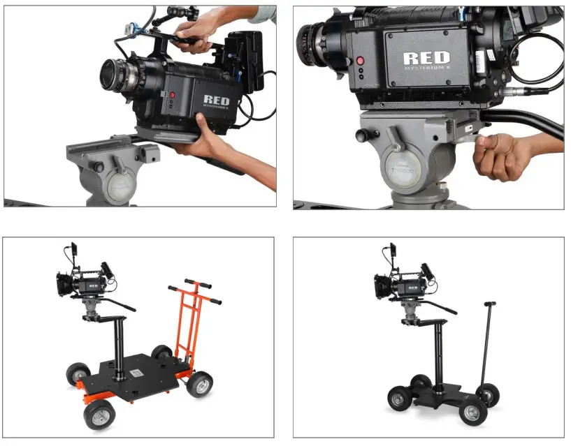 PROAIM BZ FLXN 01 Flexino Bazooka Set for Video Film Camera Dolly -Assembling 10
