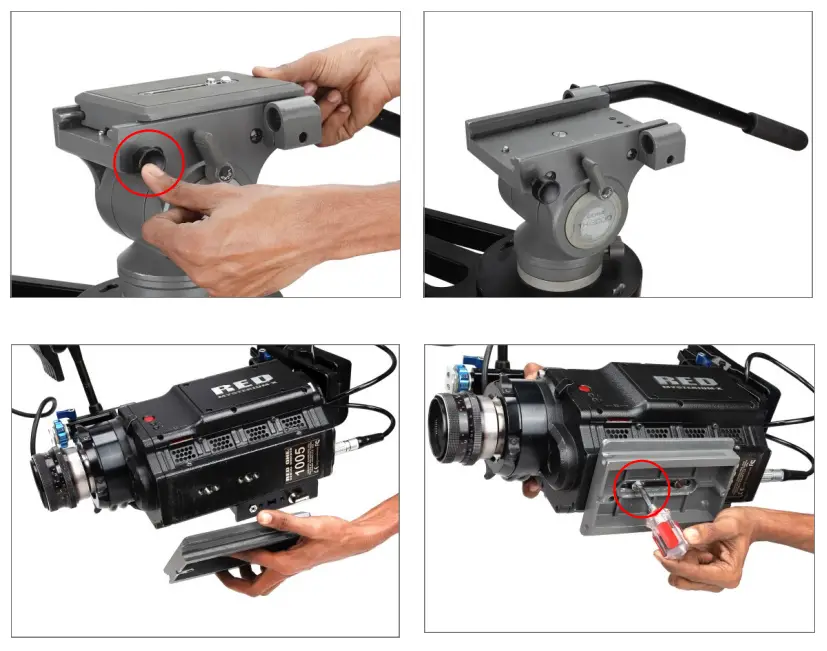 PROAIM BZ FLXN 01 Flexino Bazooka Set for Video Film Camera Dolly -Assembling 8