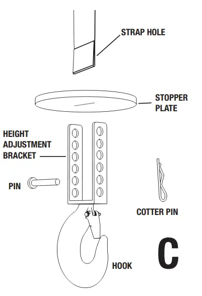 PROSLAT 68221 Residential Motorized Storage Lift 220 LB Capacity-fig14