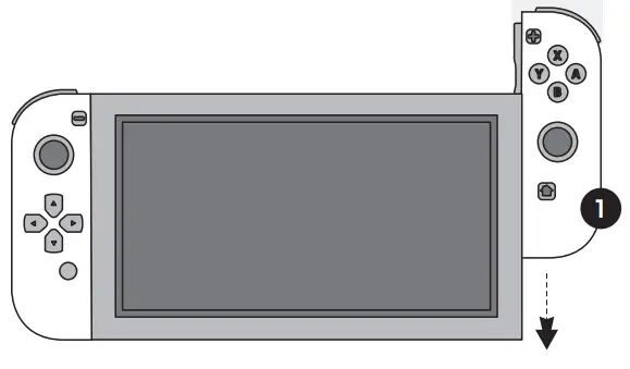 POWERWAVE Switch Joypad Pair - Joypads onto the