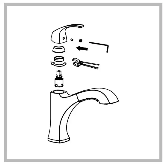 Kraus Oren Single Handle Kitchen Faucet KPF-2252 - Replacement 3