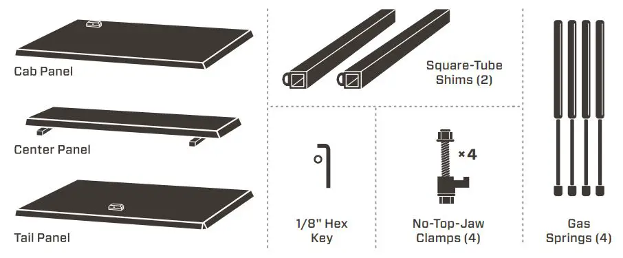DIAMONDBACK CVR-8 Ram Trucks with RamBox Cargo Management System Installation Guide - PARTS INCLUDED