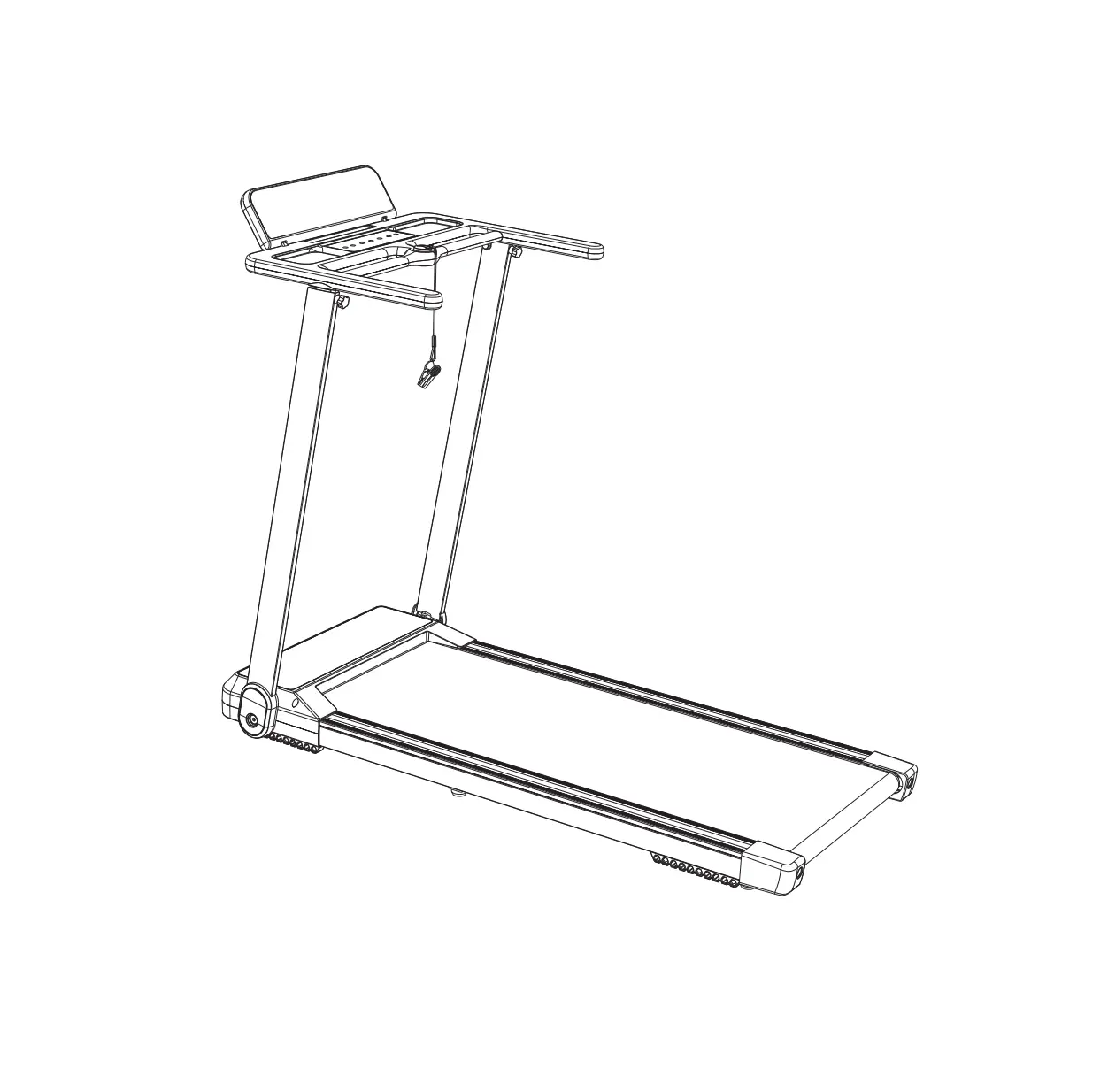 Jiangxi Eqi Industrial T4014 Household Electric Treadmill Instruction Manual