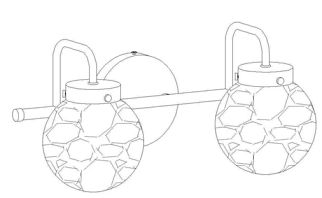 ZEVNI A04804W2 Evin 15 Inch 2 Light Black Brass Transitional Vanity Light - IMAGE FOR FINISHED PRODUCT