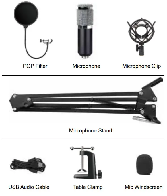 anko 42959540 Gaming Microphone Pack - Step 1