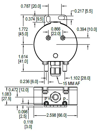 Dwyer-P-685-Series-685-Differential-Pressure-Transmitter-FIG-1