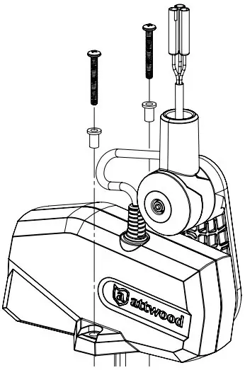 AFFIX THE POWERBASE UNIT TO THE MOUNTING SURFACE