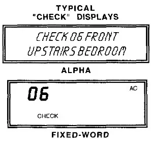 ADEMCO VISTA 10S Fire Alarm - TROUBLE CONDITIONS 1