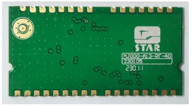 STAR INSTRUMENT MJ001-01 Wi-SUN Module - The back view