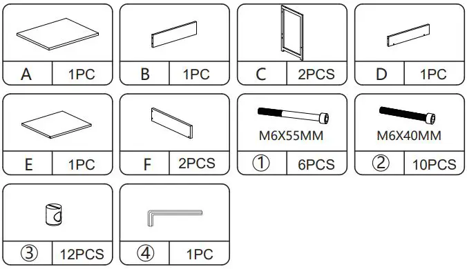 JAXPETY HG61L0930 Small Rustic Industrial Coffee Table W-Metal Frame-fig4