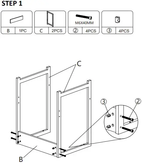 JAXPETY HG61L0930 Small Rustic Industrial Coffee Table W-Metal Frame-fig6
