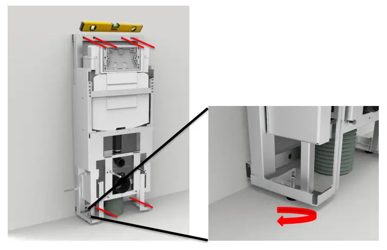 ROPOX Carex Toilet Seat Riser - Mounting the produc