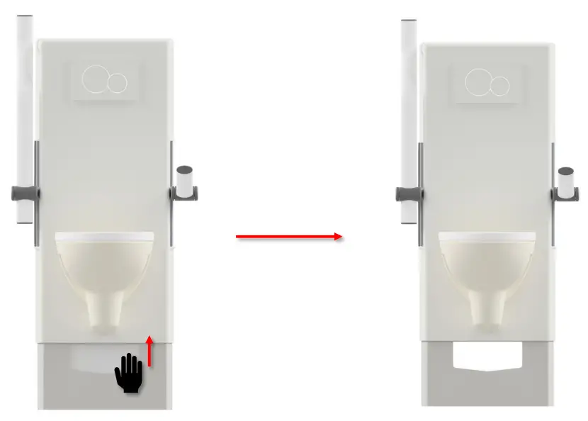 ROPOX Carex Toilet Seat Riser - hoses