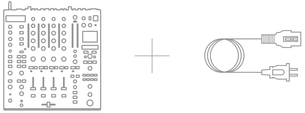 Pioneer DJ DJM A9 4 Channel Professional DJ Mixer - Figure 1