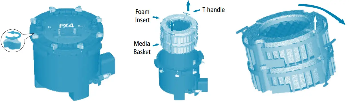 FLUVAL FX Series High Performance Canister Filter - Alternative Configurations 5