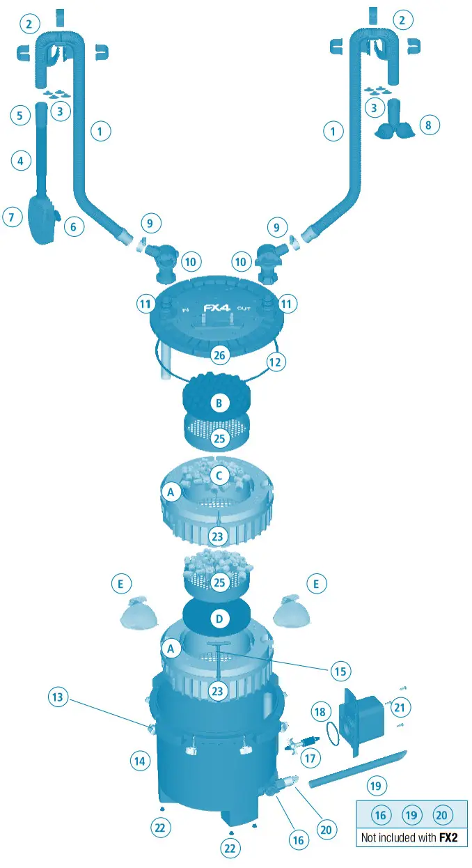 FLUVAL FX Series High Performance Canister Filter - FLUVAL FX2-FX4