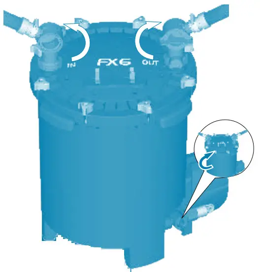 FLUVAL FX Series High Performance Canister Filter - FX4 and FX6 Shown 1