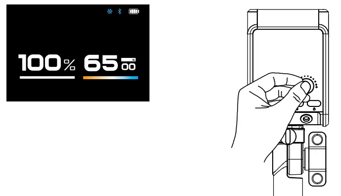 AVANT PROFESSIONAL BI COLOR LED LIGHT - color temperature