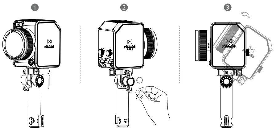 AVANT PROFESSIONAL BI COLOR LED LIGHT - light body1