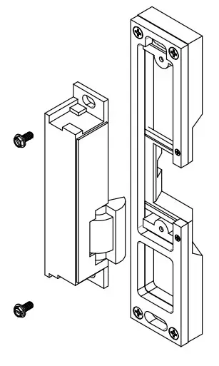 SDC 30 4 Rim Mount Electric Strike-Faceplate