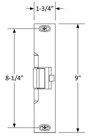 SDC 30 4 Rim Mount Electric Strike-Plate1