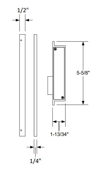 SDC 30 4 Rim Mount Electric Strike-Plate2