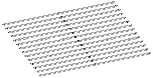 Vita 12 x 12 Additional Shade Slat Kit