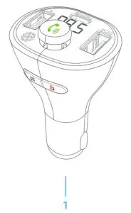 REXING FM3 FM Transmitter - What’s in the Box