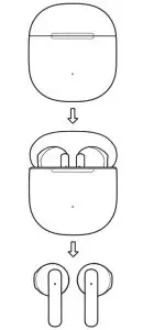 E3103 Essential True Wireless Earphones--Powering on