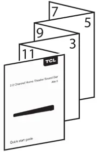 TCL 2 0 Channel Home Theater Sound Bar Alto 5 - icon