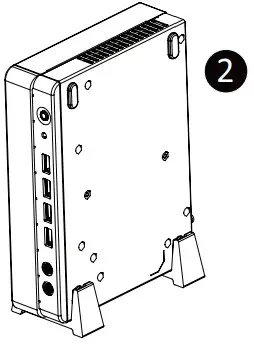 GIGABYTE GB-BSi3-1115G4 Brix Pro GB-BS Ultra Compact PC Kit - stand 2