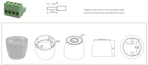 HYTRONIK HBIR29 PIR Standalone Motion Sensor - Wire Preparation
