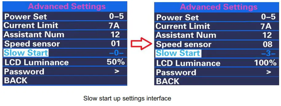 Key-Disp KD218 Electric Bike Display- Slow start