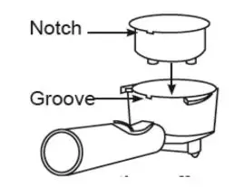 mistral Espresso Coffee Machine MEM815 Instruction Manual - Insert the Coffee Filter